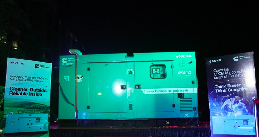 CUMMINS INDIA AND SUDHIR POWER SET TO REVOLUTIONIZE THE POWER BACKUP SECTOR IN DELHI NCR